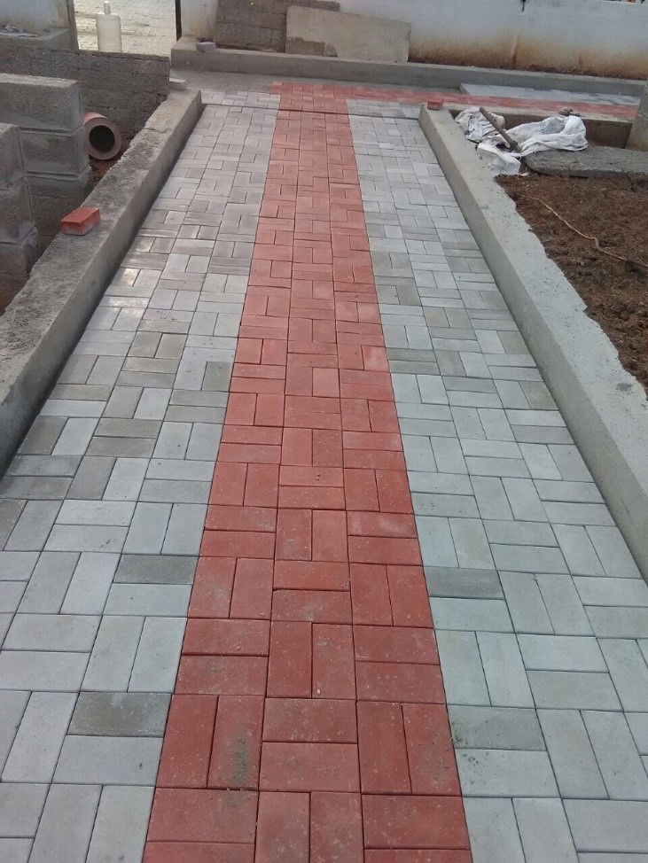 Brick Pattern Rubber Mould