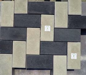 Brick Pattern Rubber Mould